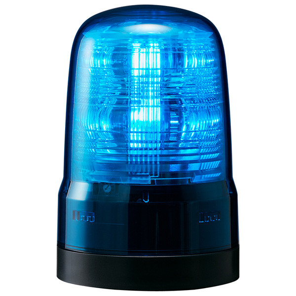 小型LED回転灯 青 AC100～240V