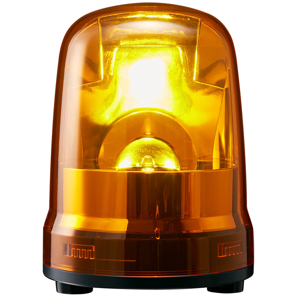 大型LED回転灯 黄 AC100～240V
