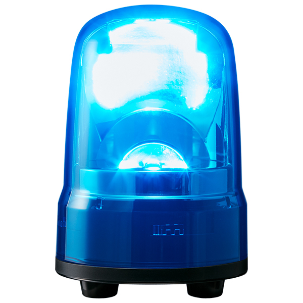 小型LED回転灯 青 AC100V