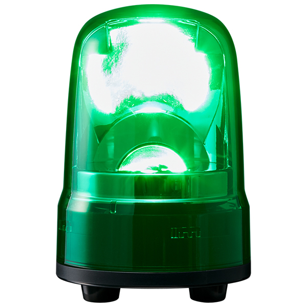 小型LED回転灯 緑 AC100V
