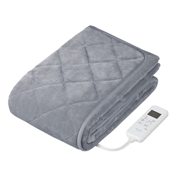 暖房敷きパッド （グレー）