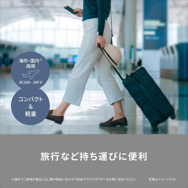 コンパクトストレートアイロン (ホワイト)