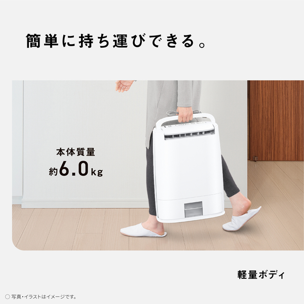 デシカント方式 衣類乾燥除湿機 (マットグレー)