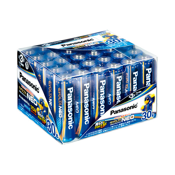 乾電池エボルタネオ 単3形 30本パック