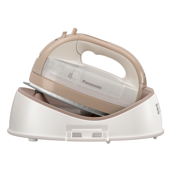 コードレススチームアイロン(ベージュ)