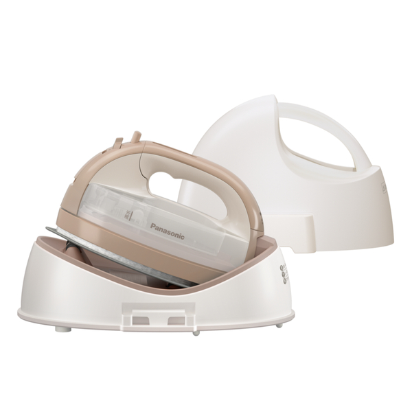 コードレススチームアイロン(ベージュ)