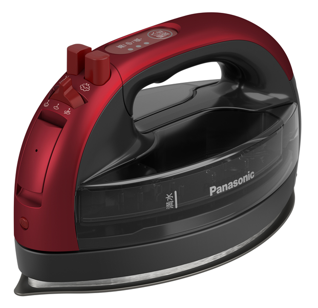 コードレススチームアイロン （レッド）