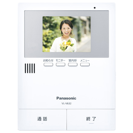 テレビドアホン用増設モニター（電源コード式、直結式兼用）