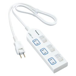 ザ・タップX（3コ口）（1m）（ホワイト）