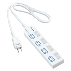 ザ・タップX（4コ口）（1m）（ホワイト）