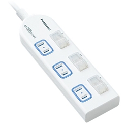 ザ・タップX（3コ口）（2m）（ホワイト）