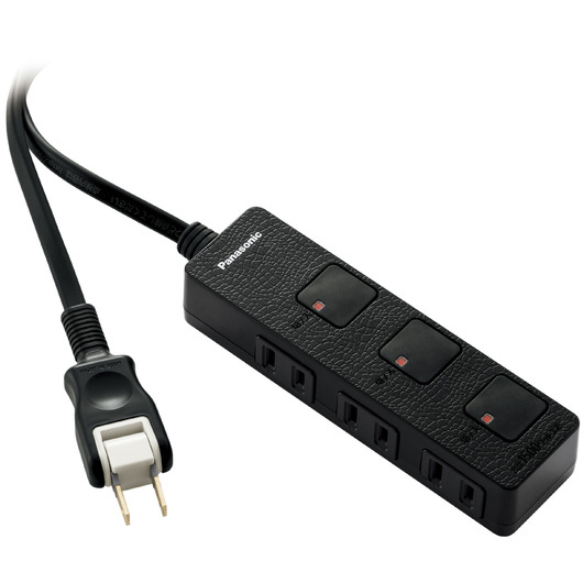 ザ・タップF プレミアム（3コ口）（スナップキャップ・2mコード付）（タイプZ）（ブラックレザー）