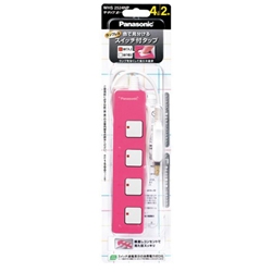 ザ・タップZ（4コ口）（2m）（ピンク）