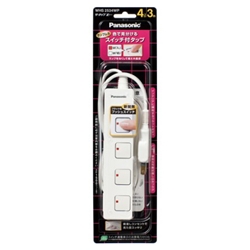 ザ・タップZ（4コ口）（3m）（ホワイト）