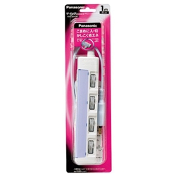 ザ・タップスイッチシリーズ（4コ口）（1m）（ブルー）