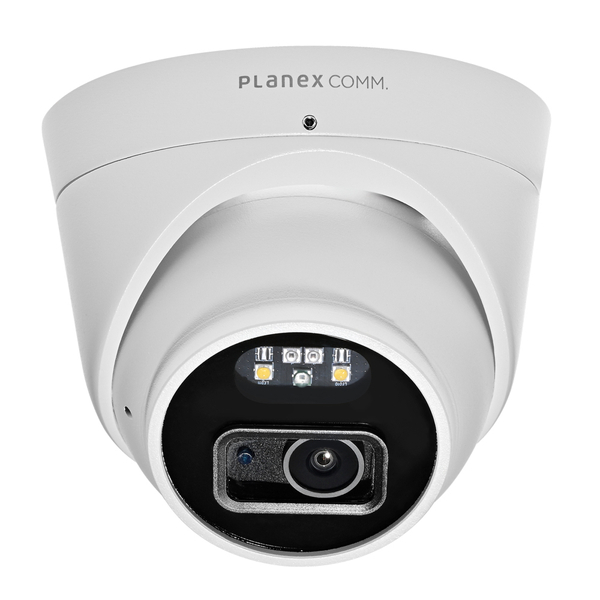 スマカメ カメラ一発！ センサーライト（白色LED搭載） 屋外対応 ONVIF準拠 500万画素 PoE