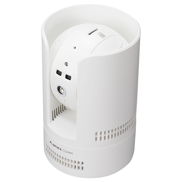 防犯カメラ スマカメ カメラ一発! (Wi-Fi/有線LAN対応) 首振りモデル