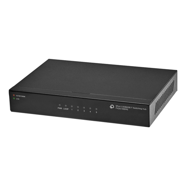 5ポート 2.5GBASE-Tスイッチングハブ