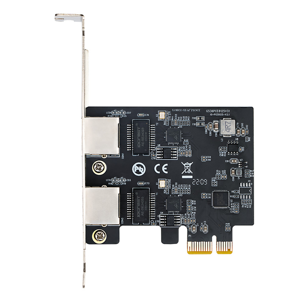 PCIeバス対応 2.5GBASE-T LAN 2ポートアダプター