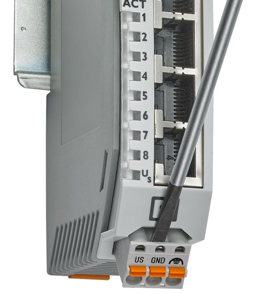 産業用イーサネットスイッチ/薄型イーサネットスイッチ/10・100Mbps/RJ45ポート×5