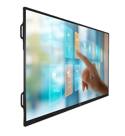 液晶ディスプレイ（サイネージ） インタラクティブホワイトボード 75型/3840×2160/D-sub、HDMI、DisplayPort/ブラック/スピーカー：あり/Android/4K