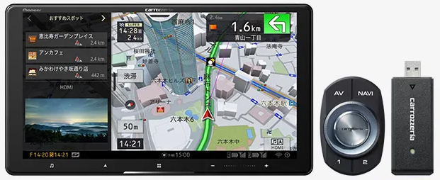 9V型HD・AV一体型メモリーナビゲーション ネットワークスティックセット