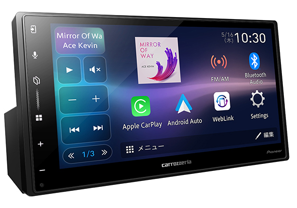 6.8V型ワイドSVGA/Bluetooth/USB/チューナー・DSPメインユニット