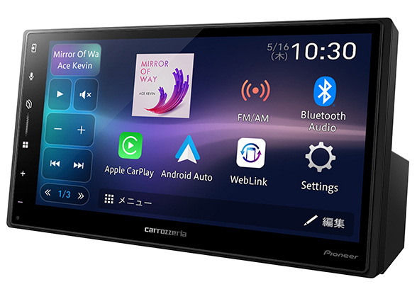 6.8V型ワイドSVGA/Bluetooth/USB/チューナー・DSPメインユニット