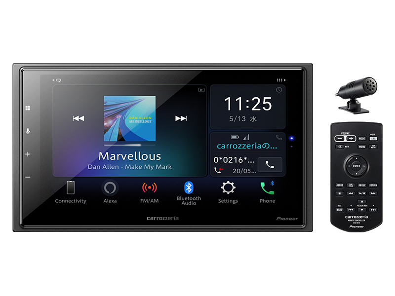 6.8V型ワイドVGA/Bluetooth/USB/チューナー・DSPメインユニット