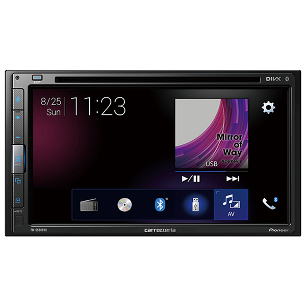 6.8V型ワイドVGAモニター/DVD-V/VCD/CD/Bluetooth/USB/チューナー・DSPメインユニット