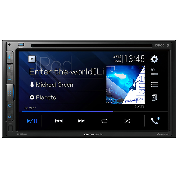 6.8V型ワイドVGAモニター/DVD-V/VCD/CD/Bluetooth/USB/チューナー・DSPメインユニット