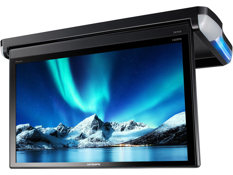 13.3V型フルHDフリップダウンモニター ブラック