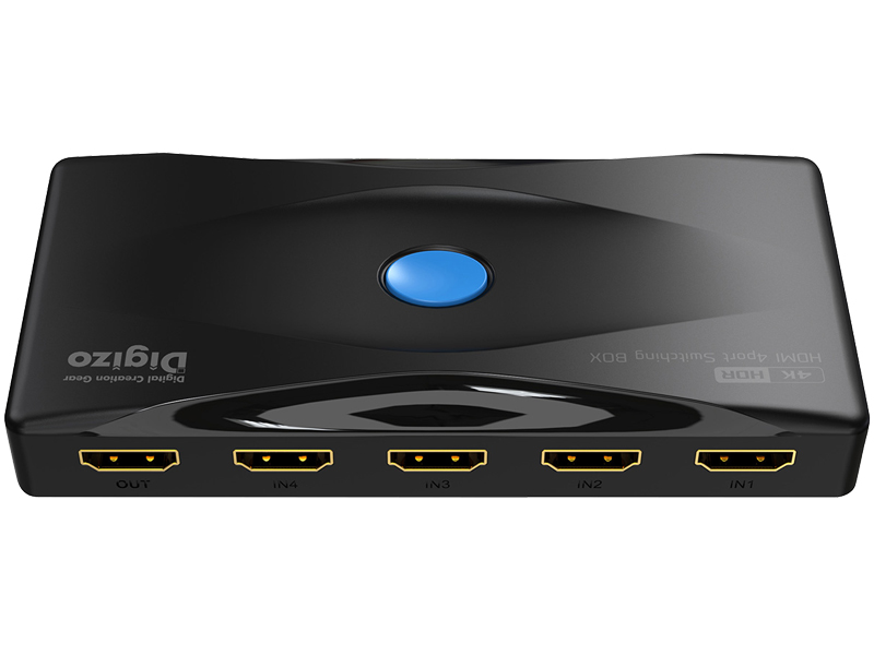 4K60p HDR対応4ポートHDMI切換器