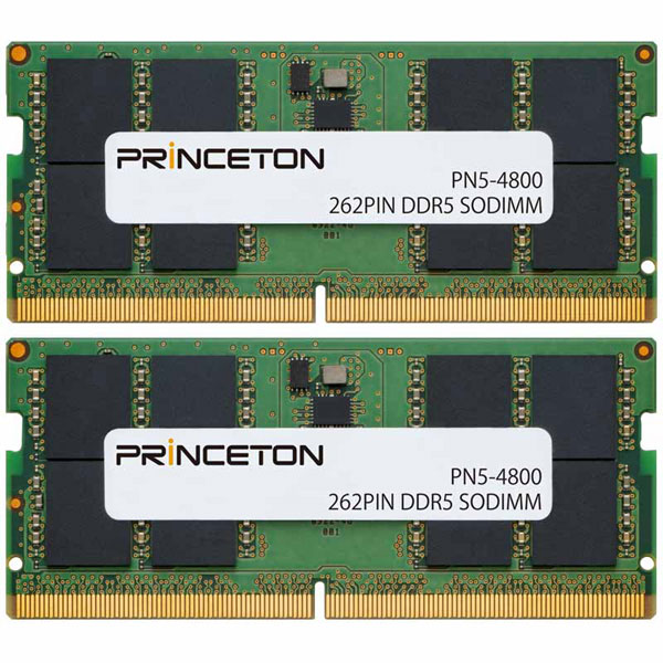 64GB（32GB 2枚組） DDR5-4800 262Pin SODIMM