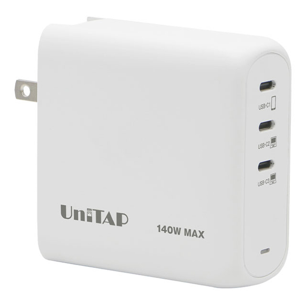 USB-C×3ポート搭載PD140W対応充電器