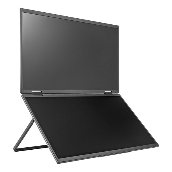 15.6型 2画面 フルHDモバイルディスプレイ/1920×1080/HDMI、USB Type-C/ブラック/スピーカー：あり