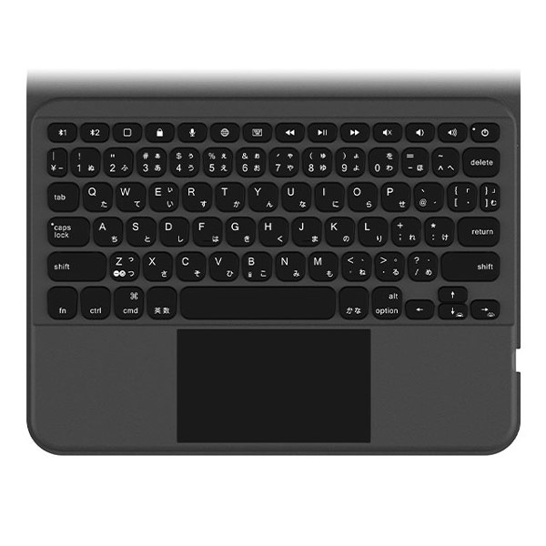 UAG社製 10.9インチiPad（第10世代）用 トラックパッド搭載Bluetoothキーボードケース （ブラック/アッシュ）