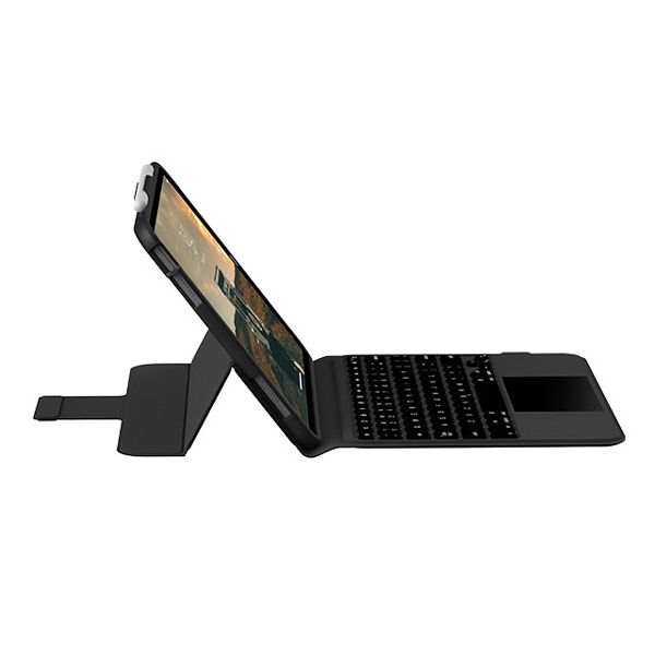 UAG社製 10.9インチiPad（第10世代）用 トラックパッド搭載Bluetoothキーボードケース （ブラック/アッシュ）