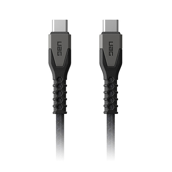 UAG製 KEVLAR CORE USB-C TO C POWER CABLE (ブラック/グレイ)