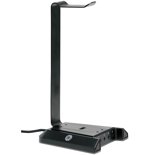 バーチャル7.1オーディオアダプター機能付 ヘッドセットスタンド