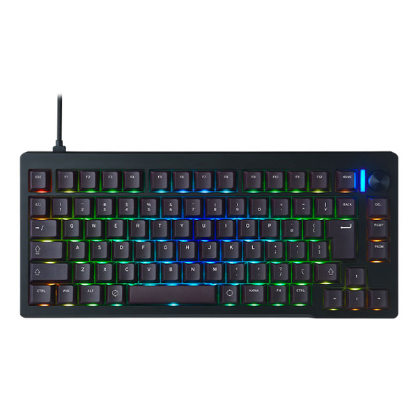 CNCフルアルミ 75％ゲーミングメカニカルキーボード（日本語配列/ブラック）