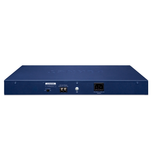 24ポート 10/100/1000T + 4ポート 1G/2.5G SFP マネージドギガビットスイッチ、36-60V DC冗長電源