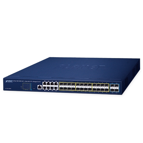 L2+ 24ポート 100/1000X SFP + 8ポート共有TP + 4ポート 10G SFP+マネージドスイッチ