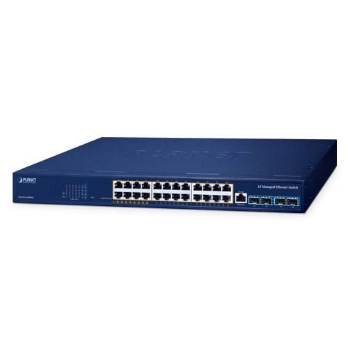 L3 8ポート 802.3bt PoE + 16ポート 802.3at PoE + 4ポート 10G SFP+ マネージドイーサネットスイッチ