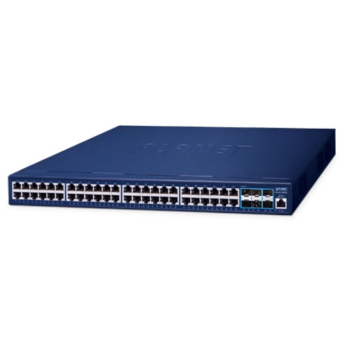 L3 48ポート 10/100/1000T + 6ポート 10G SFP+マネージドイーサネットスイッチ