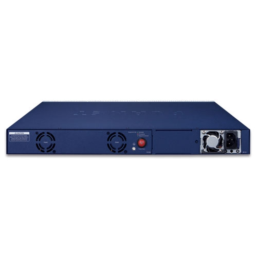 L3 24ポート 10/100/1000T 802.3bt PoE + 2ポート 10GBASE-T + 2ポート 10G SFP+ マネージドスイッチ(デュアルモジュラー電源スロット付き)