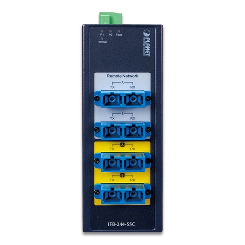 産業用2チャネル光ファイバーバイパススイッチ シングルモードSCコネクタ