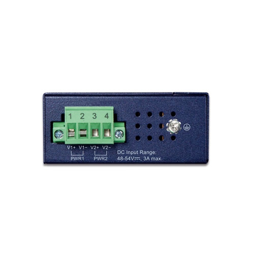 コンパクト産業用 4ポート10/100/1000T 802.3at PoE + 1ポート10/100/1000T イーサネットスイッチ