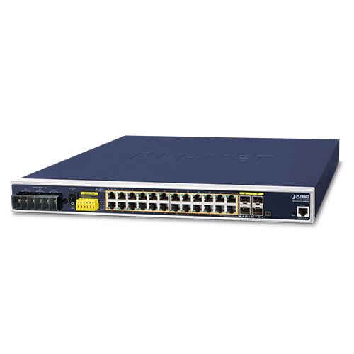 産業用L3 24ポート 10/100/1000T 802.3at PoE + 4ポート共有100/1000X SFP マネージドイーサネットスイッチ
