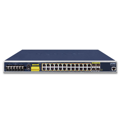 産業用L3 24ポート 10/100/1000T 802.3at PoE + 4ポート共有100/1000X SFP マネージドイーサネットスイッチ
